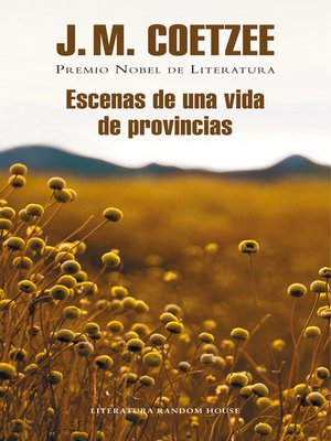 cover image of Escenas de una vida de provincias